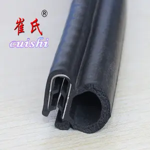 Manufacturer High Quality Epdm Rubber Flexible And Bendable Door Rubber Strip