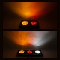Feu arrière de remorque de camion, feu stop, clignotant, marche arrière, rouge, ambre, blanc, 24V, étanche