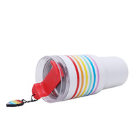 580ML Portable extérieur vide Double couche en acier inoxydable café voiture Thermos gobelet cadeau tasse en gros