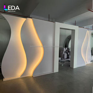 Arco de Boda LEDA Personalizado, Acrílico Luminoso, Removible, con Luces LED Blancas, Fondo de Escenario para Decoración de Eventos y Fiestas - Product Image 2