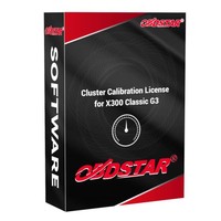 Autorización de la función de calibración de clústeres para OBDSTAR X300 Classic G3