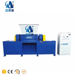 China Manufacture double shaft waste tire tyre shredder