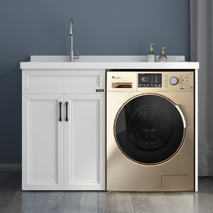Mueble <span class=keywords><strong>de</strong></span> Lavandería Modular <span class=keywords><strong>de</strong></span> Lujo Blanco al por Mayor <span class=keywords><strong>de</strong></span> Estilo Moderno - Product Image 2