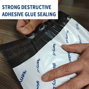 Sac d'expédition express en plastique biodégradable durable, adhésif puissant, logo personnalisé, sac d'expédition express pour l'emballage - Product Image 4