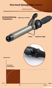 <span class=keywords><strong>Rizador</strong></span> de Pelo Eléctrico de Cerámica con LED, <span class=keywords><strong>Ondas</strong></span> Grandes y Pequeñas, <span class=keywords><strong>Ondas</strong></span> Coreanas Especiales para Mujeres, Herramienta de Peinado Profesional para Salón - Product Image 6