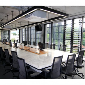 หน้าต่างบานเกล็ดอลูมิเนียมแบบปรับได้สำหรับวิลล่าอพาร์ตเมนต์ - Product Image 6