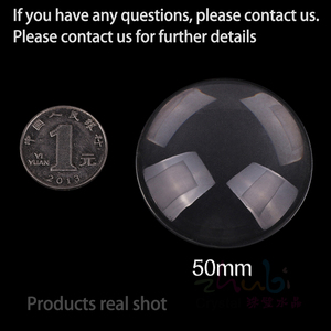 Cuentas de Vidrio Transparente Redondas y Planas ZHB de 6-50 mm, Cuentas de Vidrio Lisas para Hacer Joyas, Cuentas de Cristal para Hacer Collares - Product Image 5