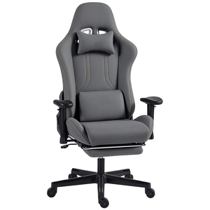 Fauteuil <span class=keywords><strong>Gamer</strong></span> Anji Personnalisé Haut de Gamme en Gros, Chaise de Gaming 2D OEM Entièrement Réglable, Confort Élégant, Nouveau Tissu Gris - Product Image 1