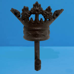 <span class=keywords><strong>Patère</strong></span> en fer forgé lourd de couleur antique pour vêtements - Product Image 3