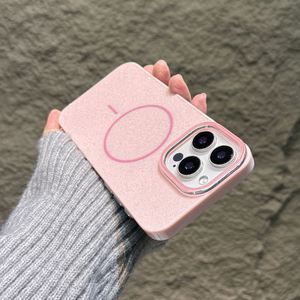 เคสโทรศัพท์ไร้สาย Candy Slim Glitter สำหรับ iPhone 16 14 Pro Max 15 สีพื้น ป้องกันการกระแทก พร้อมขอบกันกระแทก Candy - Product Image 3