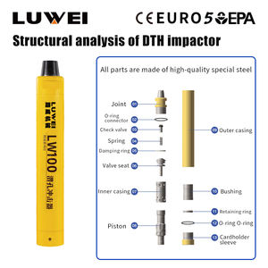 CIR90 CIR110 CIR130 CIR150 Hoch luftdruck DTH <span class=keywords><strong>Hammer</strong></span> 3, 5-6 Zoll zum Bohren von Wasser brunnen ohne Fuß ventil - Product Image 2