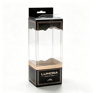 Boîte personnalisée en PET à couvercle rabattable, emballage pliable en plastique transparent de forme personnalisée pour écouteurs électroniques, clés USB, jouets, présentoir, vente en gros, lot OEM - Product Image 1
