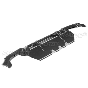 Car Rear Bumper <b>Diffuser</b> Lip Splitter W/ <b>Led</b> Brake Light for BMW F10 528i 530i M Sport 2010-2016 Rear Bumper Spoiler <b>Diffuser</b> - Product Image 3