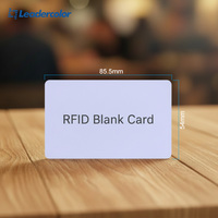 Carte RFID passive en PVC blanc vierge 13,56 MHz pour contrôle d'accès intelligent et gestion hôtelière (vente en gros)