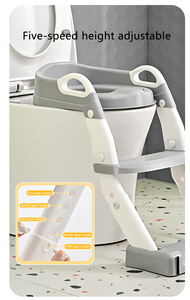 Pot pour <span class=keywords><strong>bébé</strong></span> en plastique avec échelle 3 en 1, pot multifonctionnel pliable, siège <span class=keywords><strong>réducteur</strong></span> de toilettes pour l'apprentissage de la propreté des bébés - Product Image 5