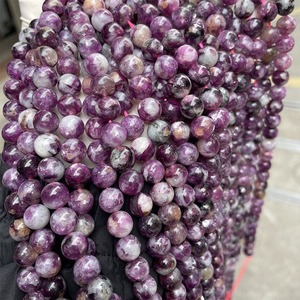 Natural Purple <strong>Emerald</strong> Stone <strong>Beads</strong> Round Loose <strong>Beads</strong> Energy Healing Power Stone <strong>Beads</strong> for Jewelry Making DIY Bracelet Necklace - Product Image 4