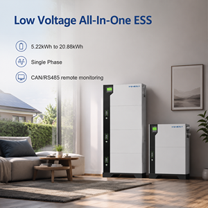 Système de stockage d'énergie domestique empilable 102Ah 51.2V 5.22kWh à 10.44kWh à 15.66kWh à 20.88kWh - Product Image 1