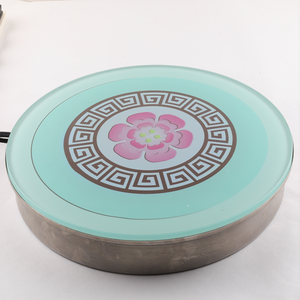 Projecteur de sol encastré dans le sol, carré ou rond, couleur changeante, IP67, 10W, bicyclette cache-sol, pour route, 300MM, 10 unités - Product Image 1