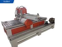 Router CNC de 4 ejes 1325 con eje rotatorio, máquina de grabado de madera, motor y engranajes, alta productividad, área de trabajo de 1300x2500mm para muebles