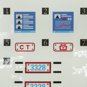 Autocollants personnalisés en résine acrylique imperméable pour impression, idéaux pour modèles d'ambulances d'hôpitaux et détails de scènes médicales - Product Image 4