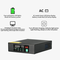 SKE Single Phase Mini UPS 60W Kapasitas Besar DC 9V 12V POE 24V 48V 16000-20000mAh Baterai LiFePO4 Port POE Gigabyte