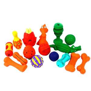 Jouet à mâcher en caoutchouc interactif parfumé au boeuf Offre Spéciale avec résistance au meulage des dents pour le mouvement et l'interaction - Product Image 1