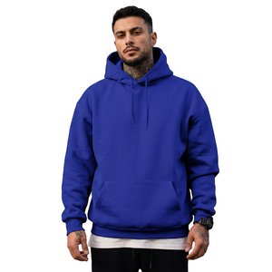 Men's Winter Hoodies Solid Color Polyester/Cotton Fleece Casual Pullover Breathable Quick Dry - Product Image 1