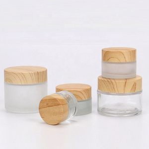 Tarro Cosmético Transparente/Esmerilado Personalizado con Tapa de Bambú Modelo LK01, Logotipo Personalizado para Crema de Ojos y Cuidado de la Piel, Tamaños de 5-200g - Product Image 6