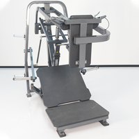 Machine à squats pendulaires commerciale Rosen en acier galvanisé de 3 mm d'épaisseur pour l'entraînement du bas du corps