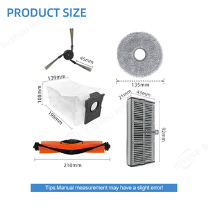 Repuestos para Robot Aspirador, Cepillo Principal Reutilizable para Drea Me X40 Pro/L20S Ultra L10S, Kit de Limpieza, Rodillo de Cepillo para Aspiradora - Product Image 4