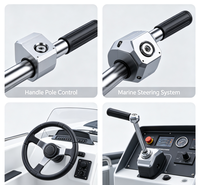 Kit de support de mentonnière et d'arrêt de direction en aluminium usiné CNC pour PWC - Poignée antidérapante robuste avec électroérosion à fil pour pièces de PWC