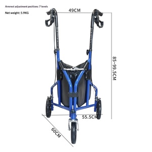 Customizable Multifunctional Mobility Scooter for Seniors, Portable 3-Wheel Walking Aid & <b>Rollator</b> <b>Walker</b> - Product Image 2