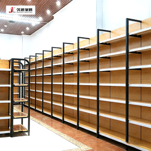 Scaffale <span class=keywords><strong>in</strong></span> Legno JIUSHUN per Negozi di Alimentari, Espositori Personalizzati per Supermercati e Negozi al Dettaglio - Product Image 2