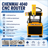 Machine CNC ChenMai 4040 à 4 axes multifonctionnelle pour la sculpture sur pierre de jade, 380V, garantie 1 an