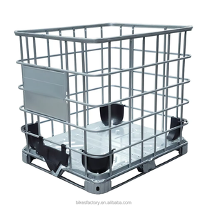 Réservoir de conteneur IBC HDPE 1000L pour stockage d'azote liquide et d'eau avec valve facile à déplacer - Product Image 4