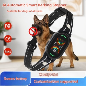 ปลอกคอป้องกันการเห่าแบบ <span class=keywords><strong>AI</strong></span> สำหรับสุนัขขนาดเล็กและใหญ่ กันน้ำได้มาตรฐาน IP67 ชาร์จซ้ำได้ ป้องกันการกระตุ้นผิดพลาด มีหลายสี ผลิตจากพลาสติก - Product Image 2