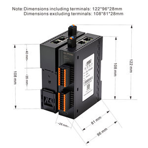 16-канальный термопарный входной модуль Modbus TCP Ethernet K/T/J изолирующий модуль контроллера температуры <span class=keywords><strong>DIN</strong></span>-рейки - Product Image 4