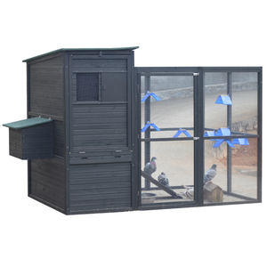 Cage à oiseaux en bois fabriquée à la main en matériaux de qualité supérieure de conception classique d'extérieur Cage à pigeons - Product Image 6