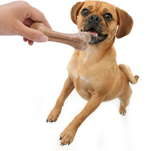 Jouet en os de chien à mâcher durable en plastique avec dents propres vente en gros - Product Image 6