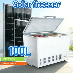 ตู้แช่แข็งแบบพกพา SUNWE ออลอินวัน ใช้พลังงานแสงอาทิตย์ ขนาด 108L-268L สำหรับใช้ในครัวเรือน พร้อมแผงโซลาร์เซลล์และระบบแบตเตอรี่ 500W 12V - Product Image 1