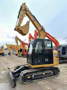 Excavatrice CAT 307E2 d'occasion avec pince Caterpillar 307E Petite excavatrice de terrassement de 7 tonnes Marteau briseur Ligne Prix bas à vendre - Product Image 6