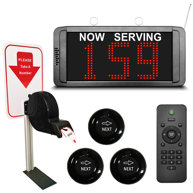 Wireless Queue Calling System Voice Call Waiting Number Management System Number Calling System for Restaurant Hospital Bank
