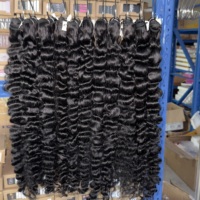 Mèches de cheveux bruts alignées sur les cuticules, provenant d'un seul donneur, 100 % cheveux humains non traités, ondulés naturels cambodgiens, tissages de cheveux, fournisseurs en gros