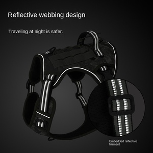 سترة تكتيكية متعددة الوظائف للتدريب في الهواء الطلق واقية من الانفجار مبطنة من النايلون سترة الصدر التكتيكية كلب كبير - Product Image 4