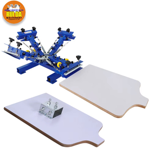 Machine de sérigraphie manuelle Ruida OEM/ODM 4 couleurs pour tissus, vêtements, t-shirts, impression de motifs sur soie - Product Image 4