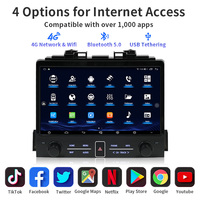 Navigation Gps stéréo de voiture 11.6 pouces Hd pour Toyota Alphard 30 série 15-21 Android Auto Carplay Bluetooth musique intégrée 4 caméras