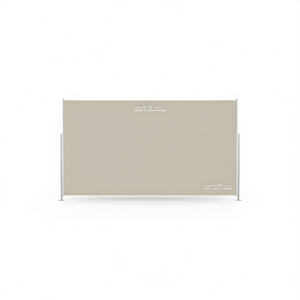 Tenda Laterale Crema 6' X 10' Montata a Parete in Tessuto Poliestere, Moderna Tenda da Sole per Patio Esterno - Product Image 1