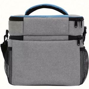 Custom Waterproof Soft Thermal Insulated Beach Picnic Wine Beer Breastmilk <b>Lunch</b> Ice Food Cooler Travel <b>Tote</b> Shoulder <b>Bag</b> Logo - Product Image 2