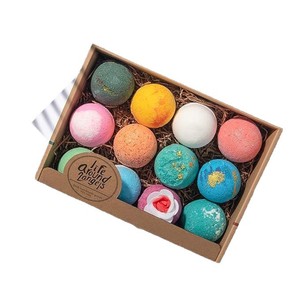 Bombas de Baño Efervescentes Personalizadas al por Mayor, Aroma a Melocotón con Flores de Sal Marina, Envueltas Individualmente, Veganas, Naturales, Idea de Regalo - Product Image 6