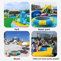 Trampoline aquatique gonflable Zhaoyue en PVC, capacité 500 kg, pour parc aquatique, aire de jeux aquatique, piscine à balles, divertissement pour enfants, 2-5 m